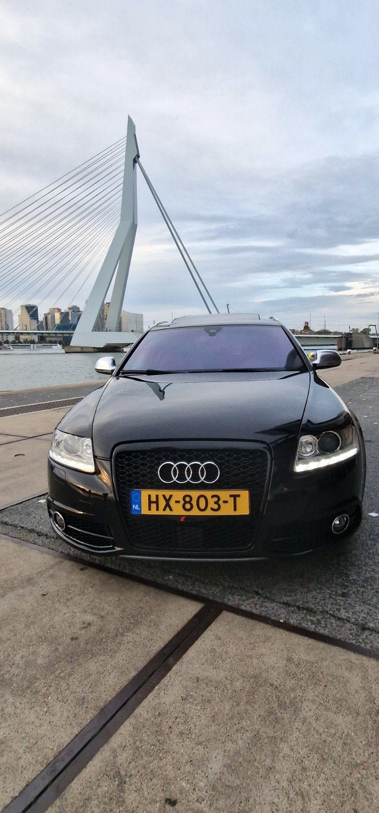 Audi A6 Avant C6 S line 3.0 TFSI Quattro  420 PK Eye Catcher, Auto's, Zwart, 2995 cc, Zwart, Stationwagon