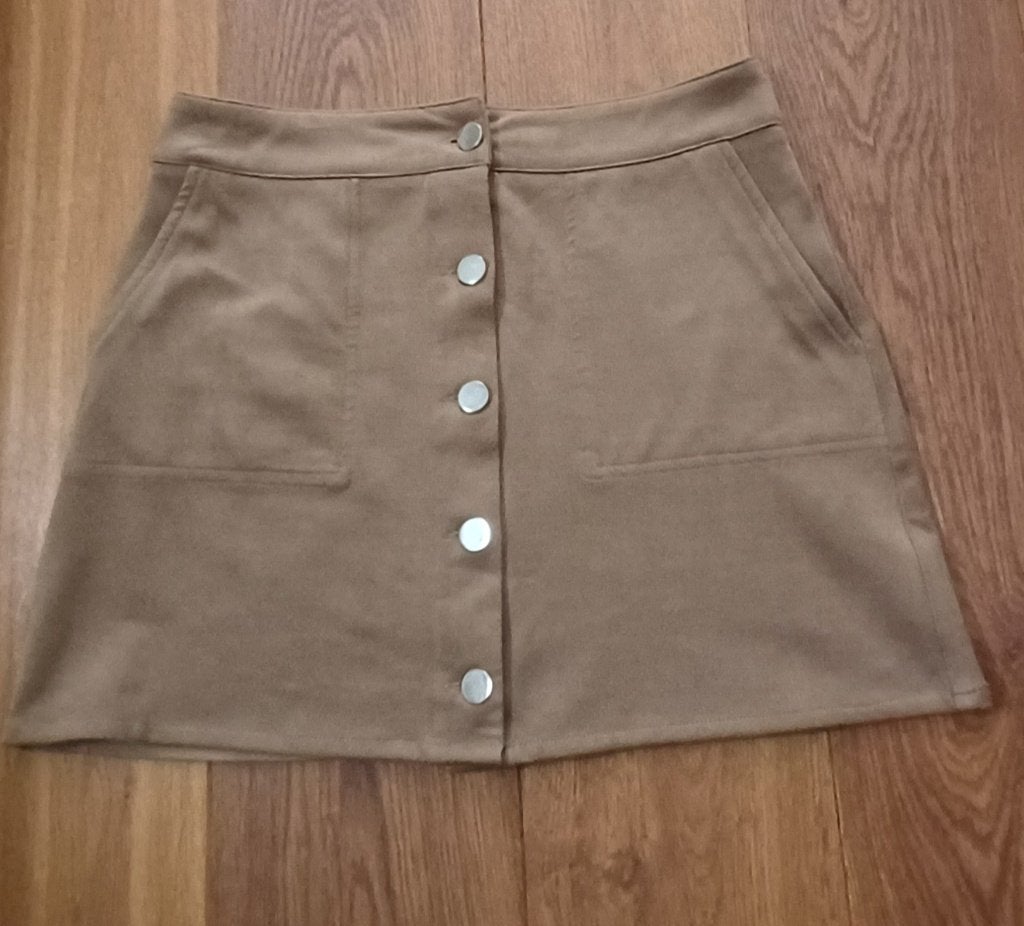 Mini Rok Camel kleur Maat 38 Mexx Suede look ( Jool ), Kleding | Dames, Rokken, Maat 38/40 (M), Bruin, Ophalen of Verzenden, Zo goed als nieuw