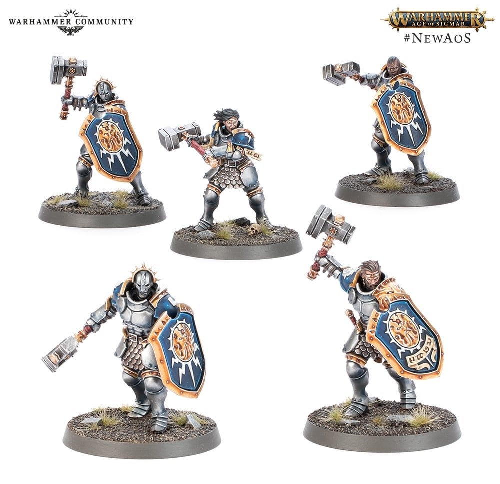 5 Stormcast Liberators op sprue, Hobby en Vrije tijd, Ophalen of Verzenden, Nieuw, Figuur of Figuren