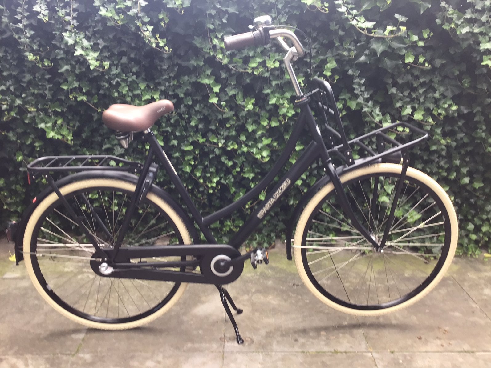 Sparta Pick Up framemaat 61cm 3v matzwart(Cortina U4), Terugtraprem, Sparta, Versnellingen, Zo goed als nieuw