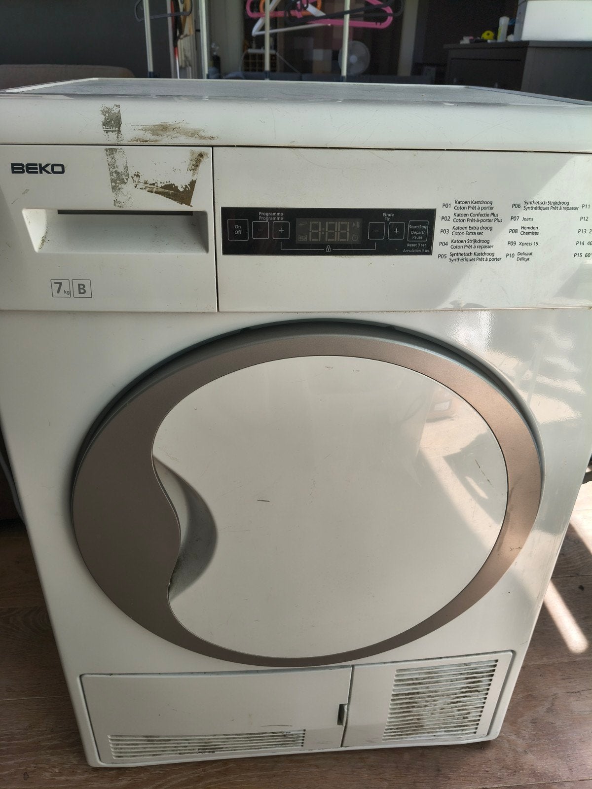 Beko droger (met defect) gratis op te halen, Witgoed en Apparatuur, Wasdrogers, Ophalen, Condens