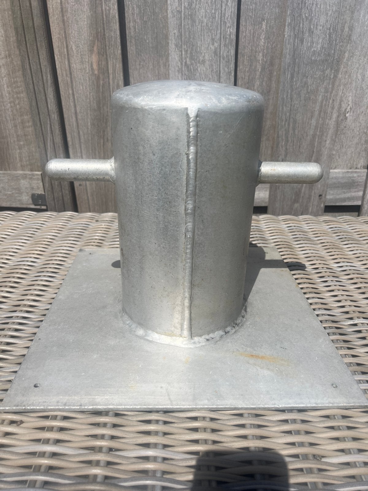 Stevige aluminium bolder voor boot of steiger, Watersport en Boten, Ophalen of Verzenden, Gebruikt, Overige typen