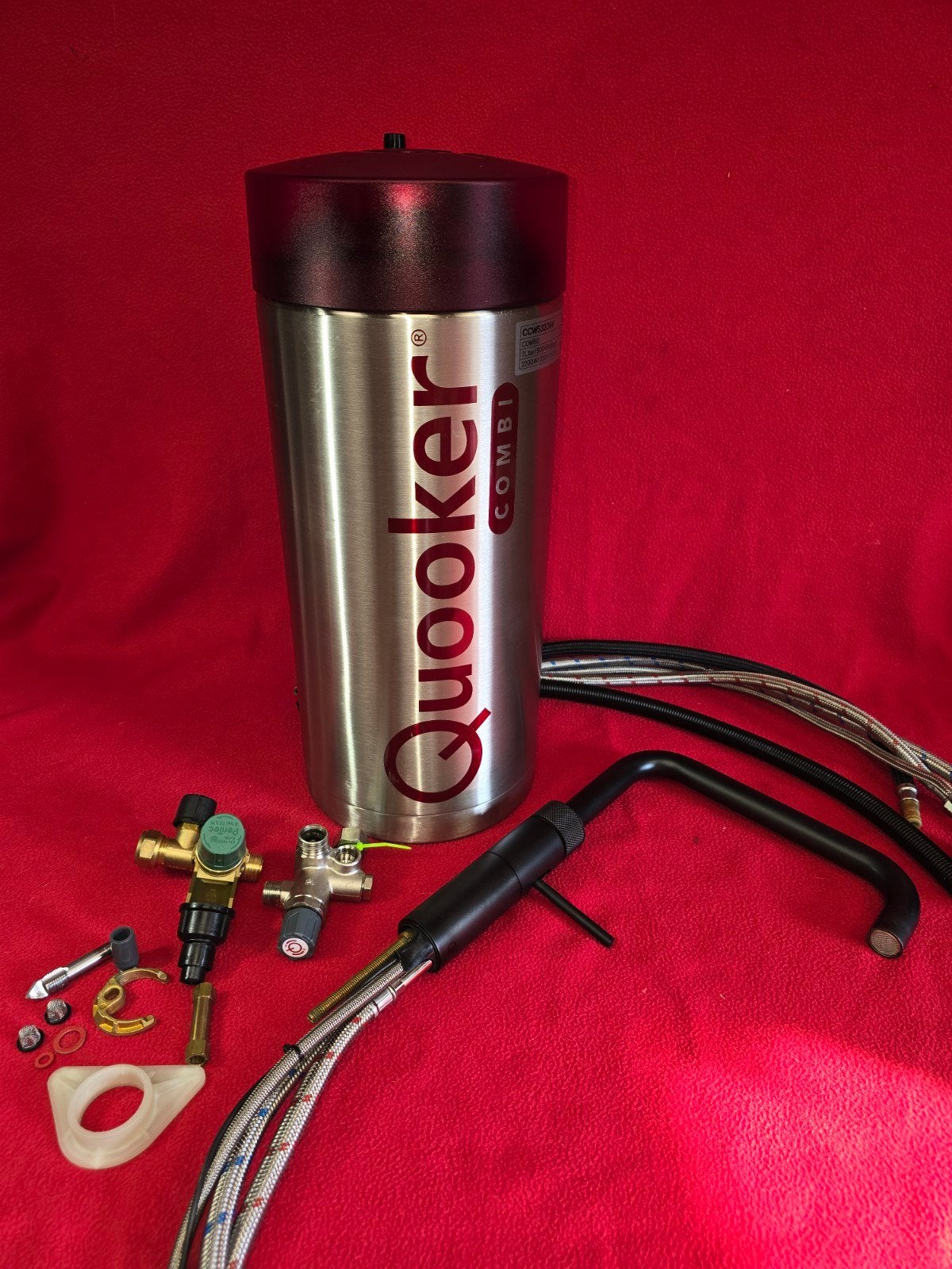 Combi Quooker 2.2 met een Fusion Square Black kraan, Huis en Inrichting, Ophalen, Minder dan 50 cm, Gebruikt, Minder dan 100 cm