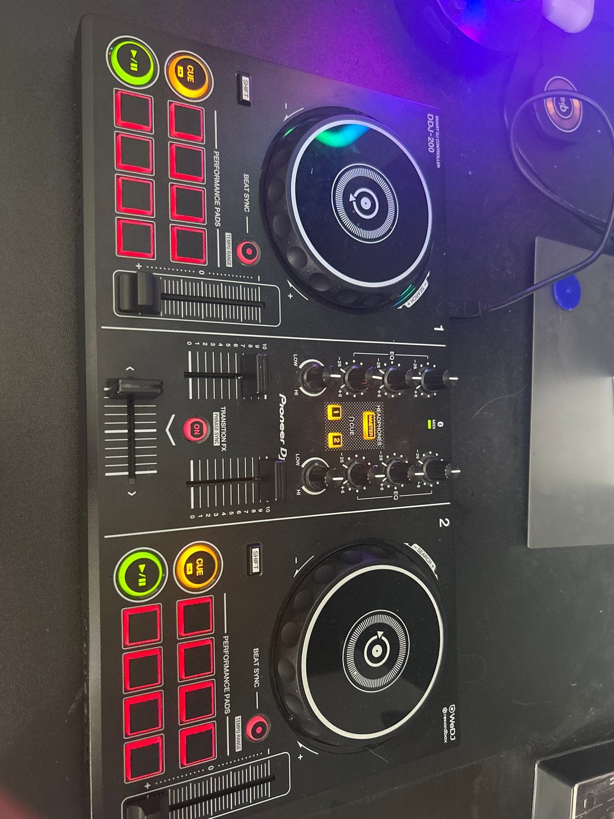 Pioneer DDJ-200 DJ-controller - Zo goed als nieuw, Muziek en Instrumenten, Dj-sets en Draaitafels, Ophalen, Zo goed als nieuw