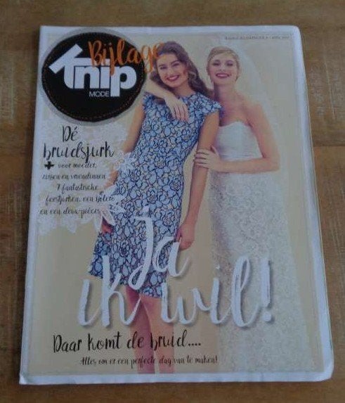 Knipmode bijlage nr. 4 / 2017 bruidsjurken, trouwjurken, Verzenden, Zo goed als nieuw, Vrouw, Knipmode