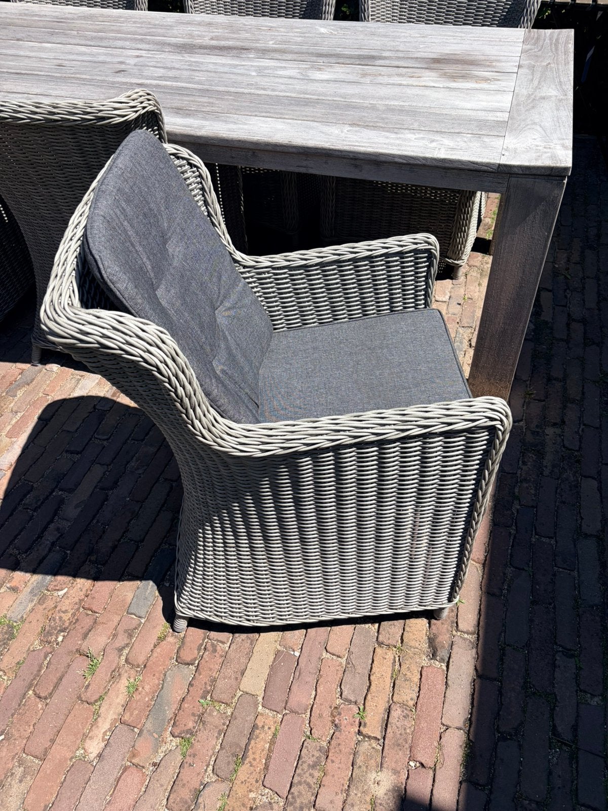 Kees Smit Tuinstoel Intenso Milano met Kussens, Ophalen, Zo goed als nieuw, Wicker