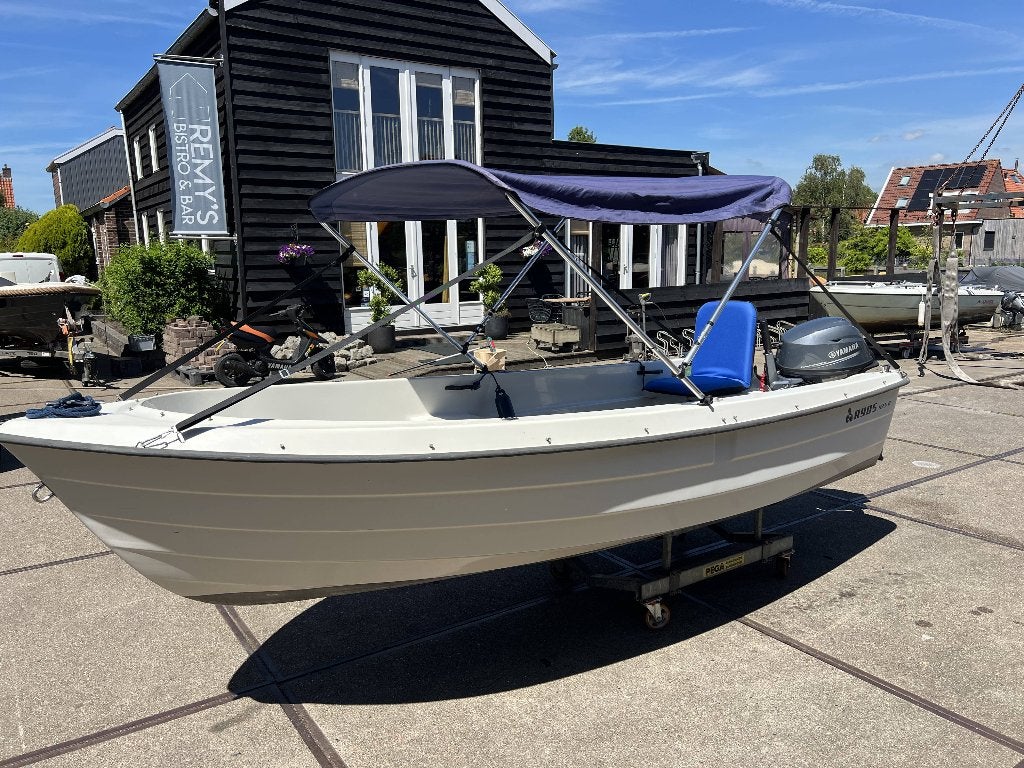 Ryds 425R + Yamaha F15CMHS '25 + afdekzeil + Biminitop, Watersport en Boten, Vis- en Consoleboten, Ophalen, Ryds, 4 m, 15 pk