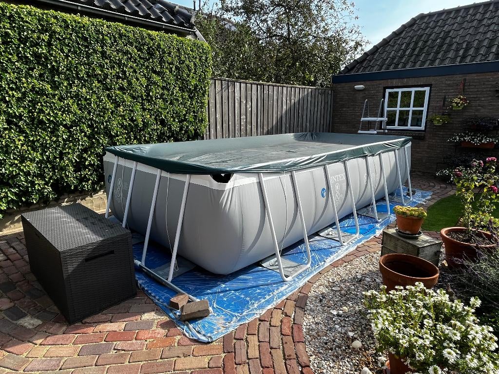 Intex zwembad met warmtepomp, Ophalen, Gebruikt, Minder dan 80 cm, Minder dan 200 cm