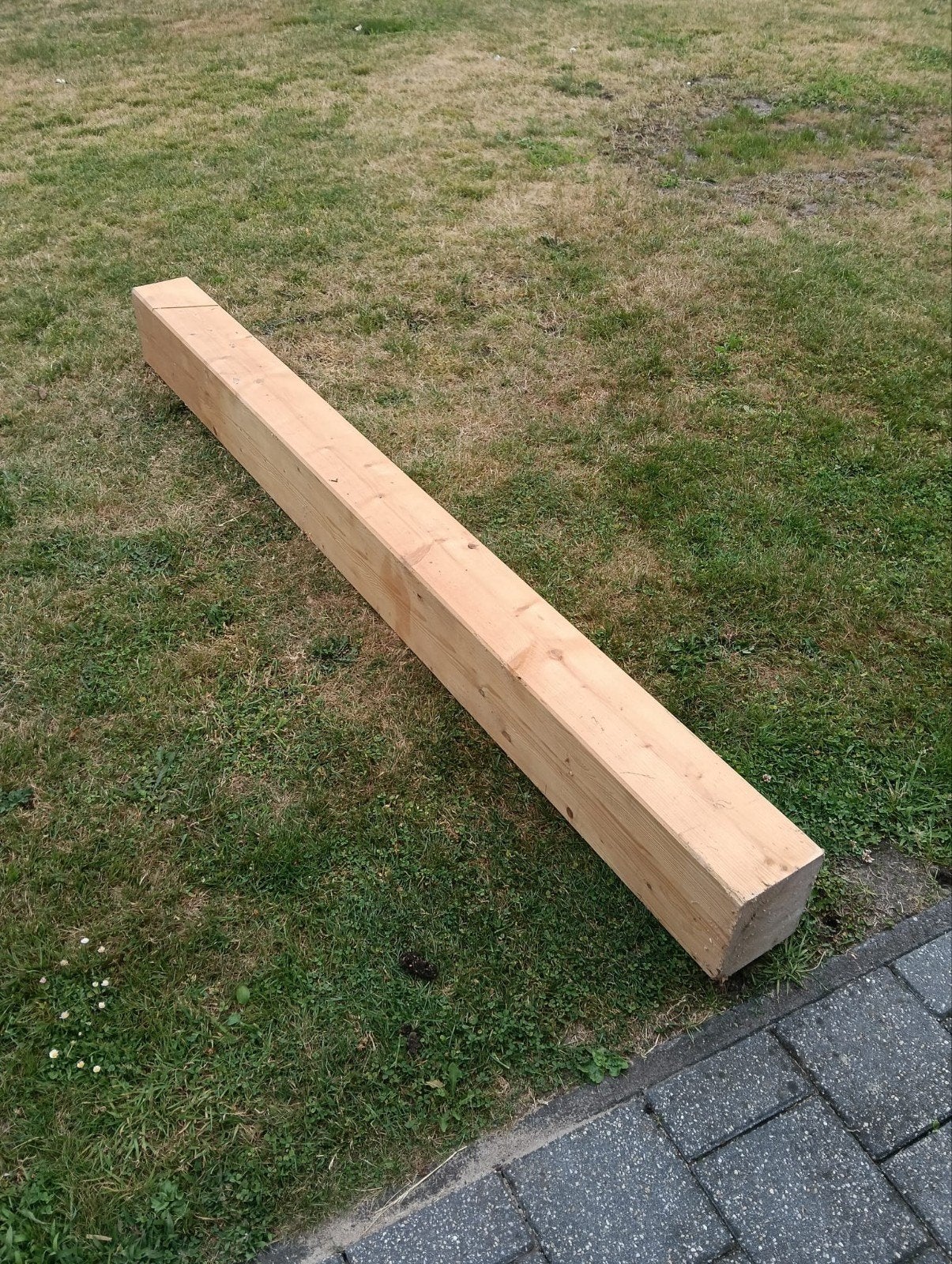 te koop nieuw zware houten balk, Tuin en Terras, Ophalen, Nieuw, 250 cm of meer, Balken