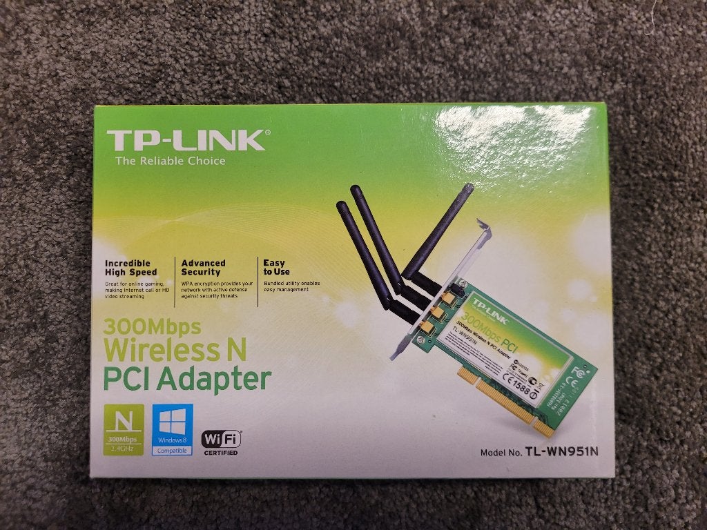 TP-Link Wifi adapter 300 Mbps, Computers en Software, Netwerkkaarten, Ophalen, Zo goed als nieuw, Intern, TP-Link