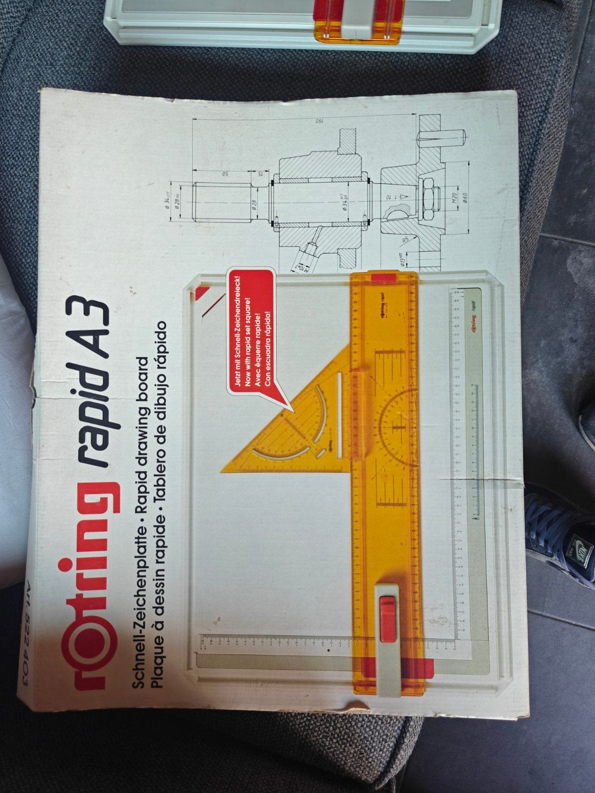 Rotring Rapid A3 Tekenbord - Compleet en Zeer Goede Staat, Ophalen of Verzenden, Zo goed als nieuw, Minder dan 130 cm
