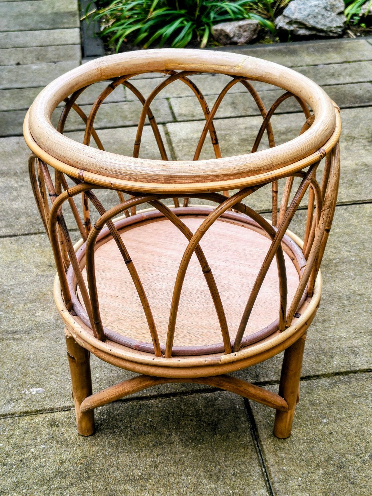 Rotan staande plantenbak voor kamerplant, Ophalen, Volledige schaduw, Minder dan 100 cm