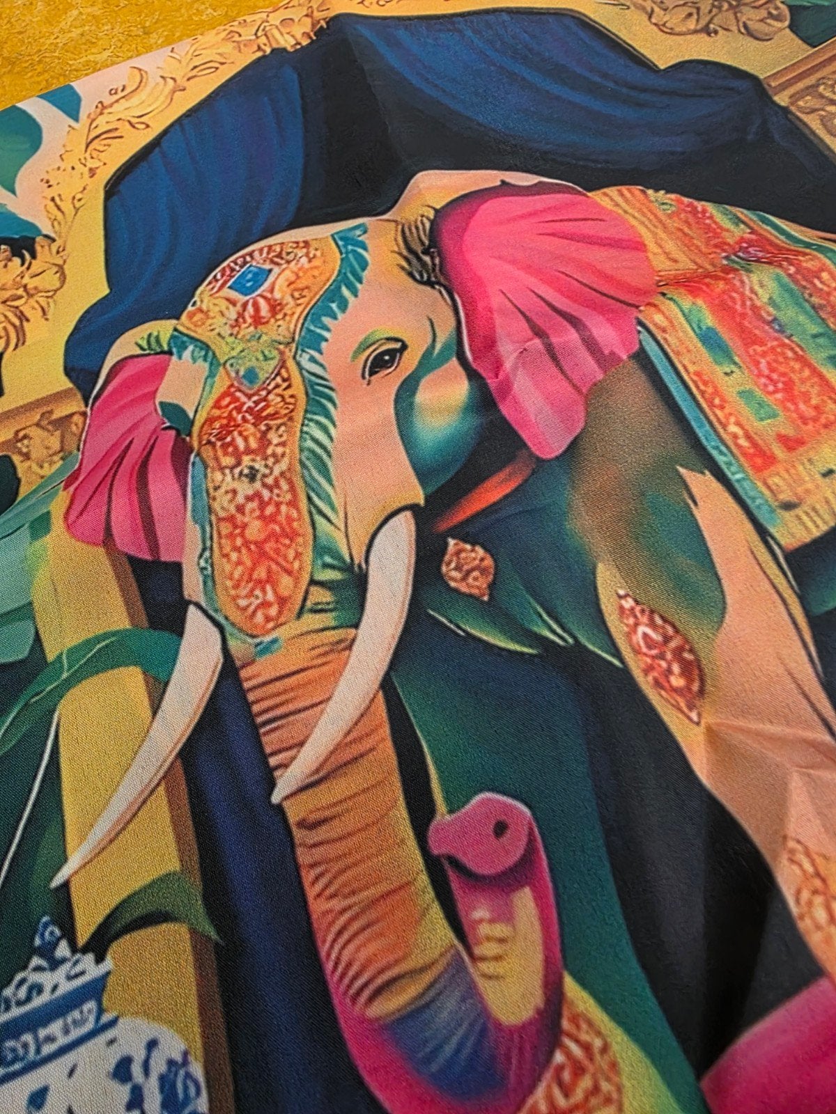 2 x Nieuwe kussenhoes Met " Olifant, Ophalen of Verzenden, Nieuw, Overige kleuren, Vierkant