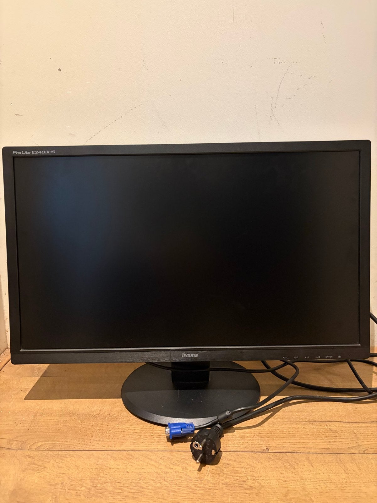 Iiyama ProLite E2483HS monitor - Full HD, Computers en Software, Kantelbaar, Full HD, Ophalen of Verzenden, 1 tot 2 ms