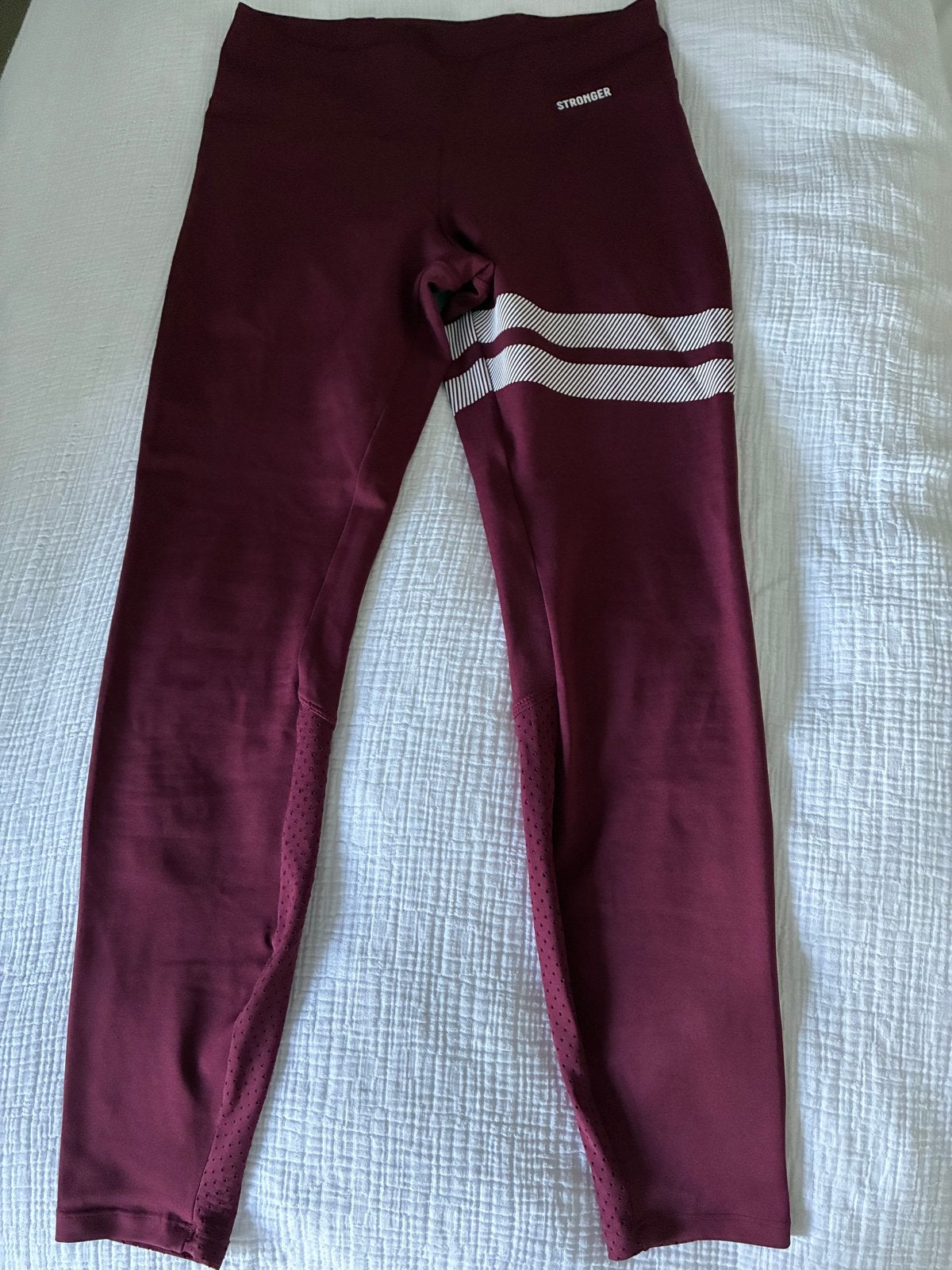 Stronger legging maat M, Maat 40/42 (M), Gedragen, Rood, Legging