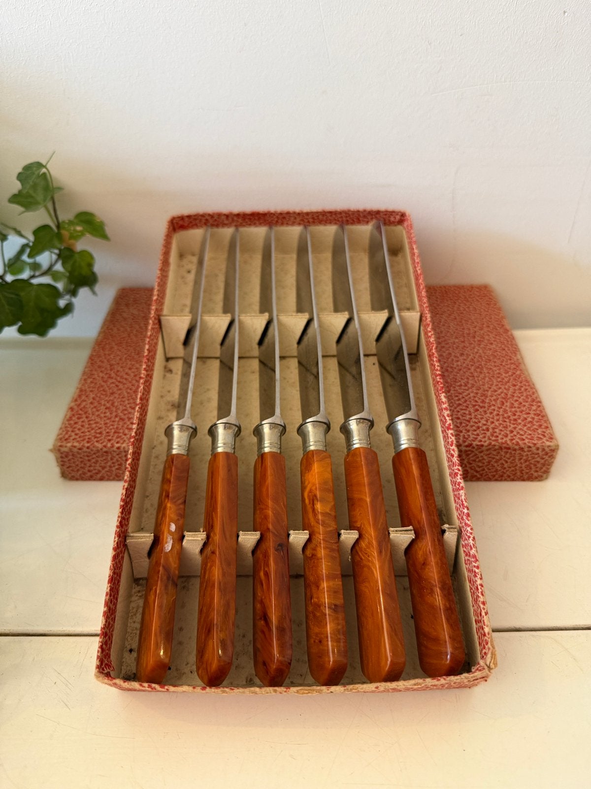 Friedr. Herder bestek art deco in orginele doos, Ophalen of Verzenden