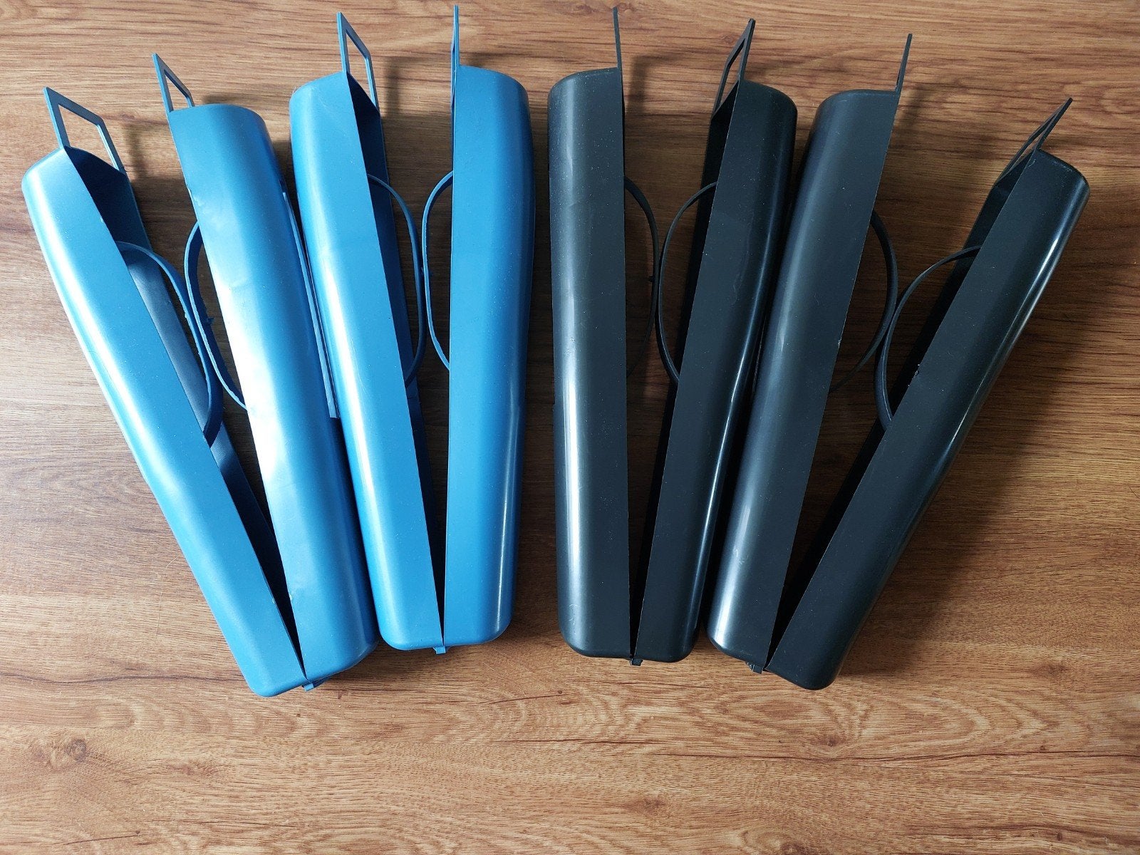 2 setjes laarzen spanners, Ophalen of Verzenden, Zo goed als nieuw, Blauw, Hoge laarzen
