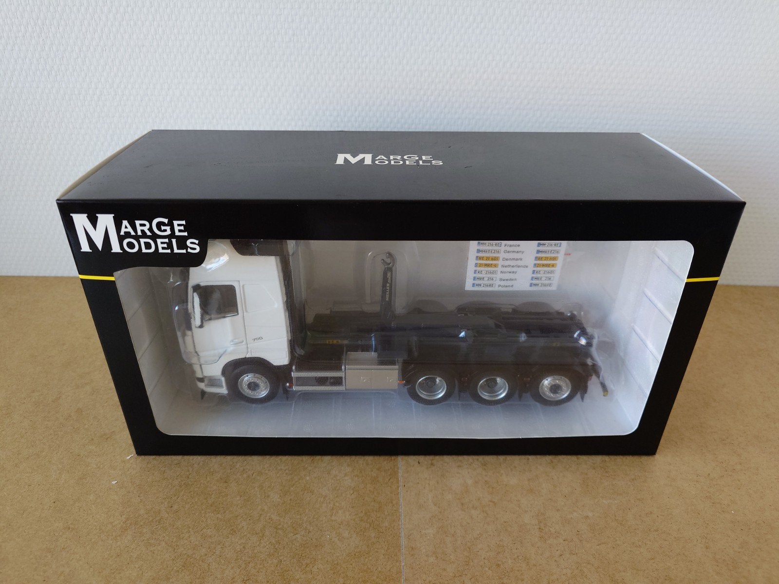 Volvo FH5 8x4 Meiller haakarm 1:32 Marge Models, Ophalen of Verzenden, Nieuw, Tractor of Landbouw, Overige merken