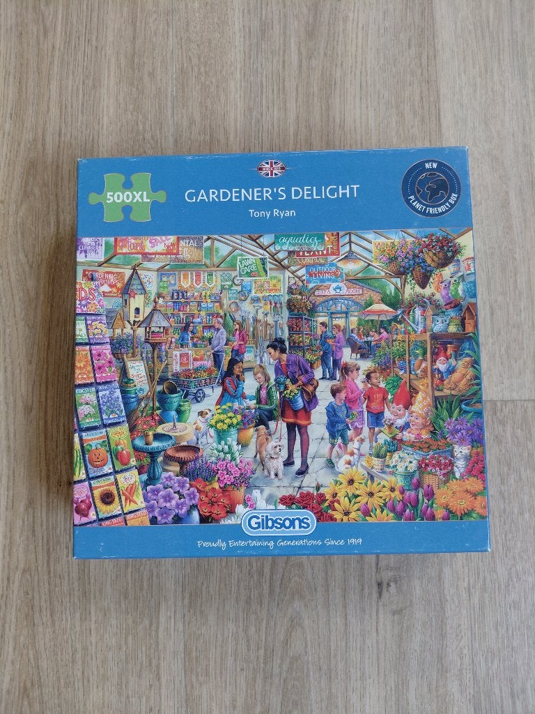 Gibsons puzzel 500st XL, Ophalen, 500 t/m 1500 stukjes, Zo goed als nieuw, Legpuzzel