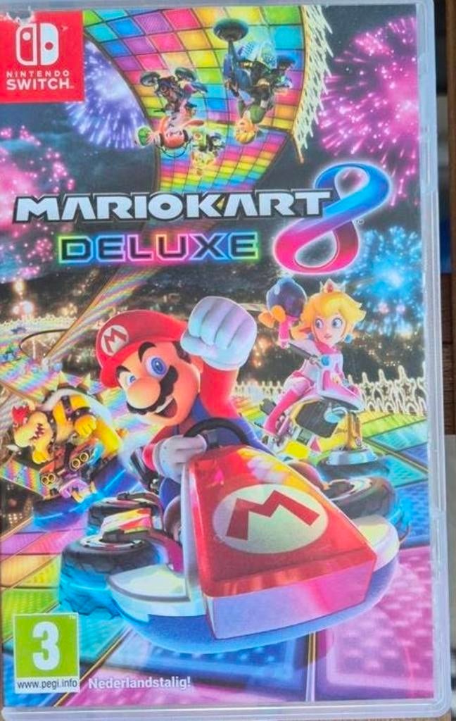 Mario Kart 8 Deluxe - Nintendo Switch, Spelcomputers en Games, Racen en Vliegen, Ophalen of Verzenden, Zo goed als nieuw, Eén computer