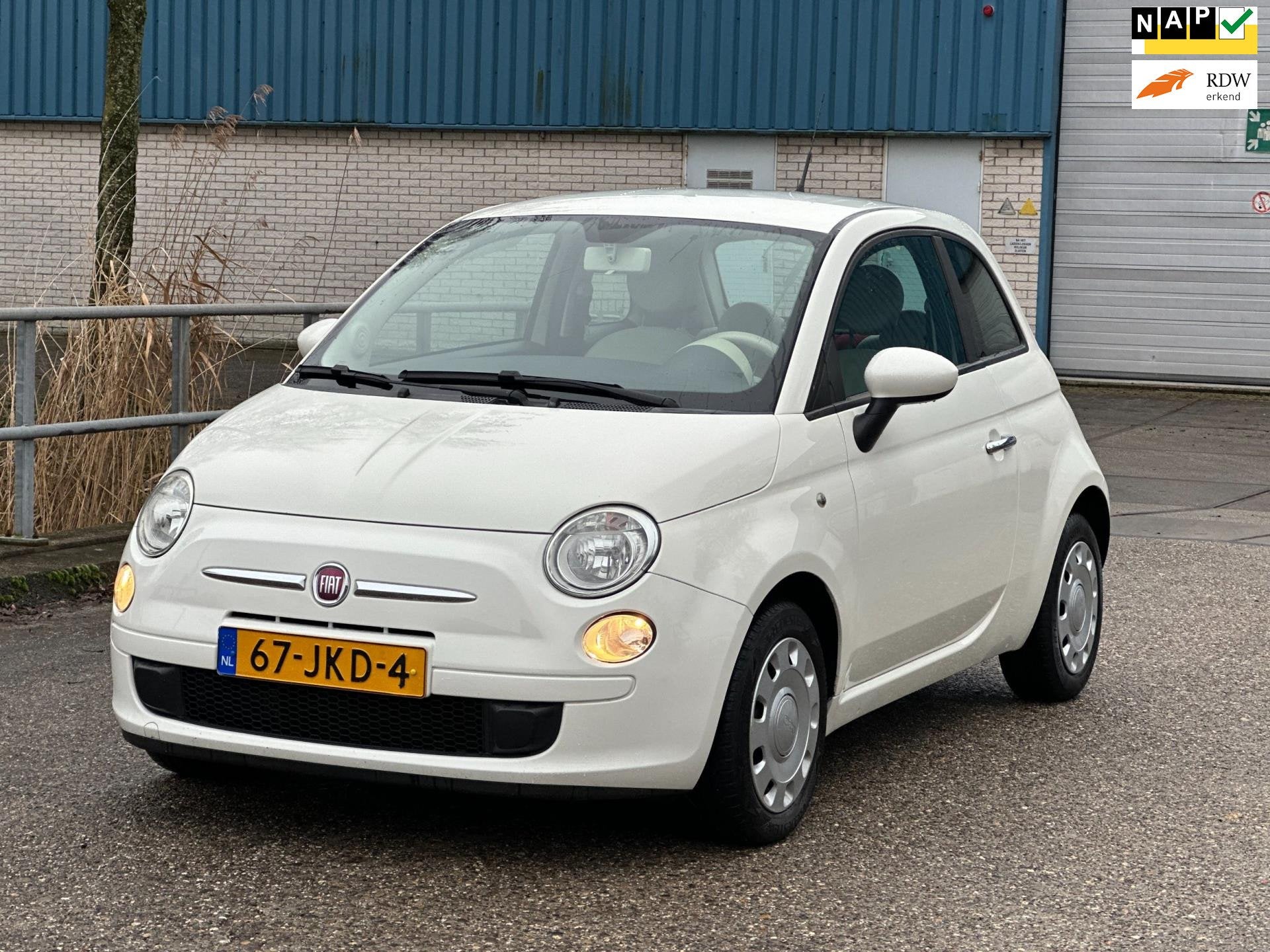 Fiat 500 1.2 Pop Automaat! Airco! NAP! 1 jaar APK, Euro 5, Gebruikt, 1242 cc, 4 cilinders