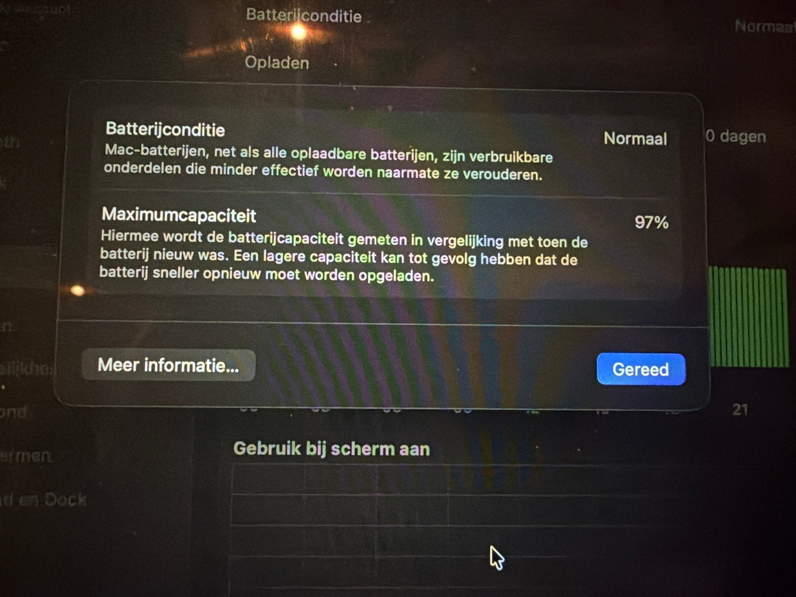 MacBook Air M1 2020 - 8GB RAM - 97% batterij conditie, Ophalen, Qwerty, 8 GB, 13 inch