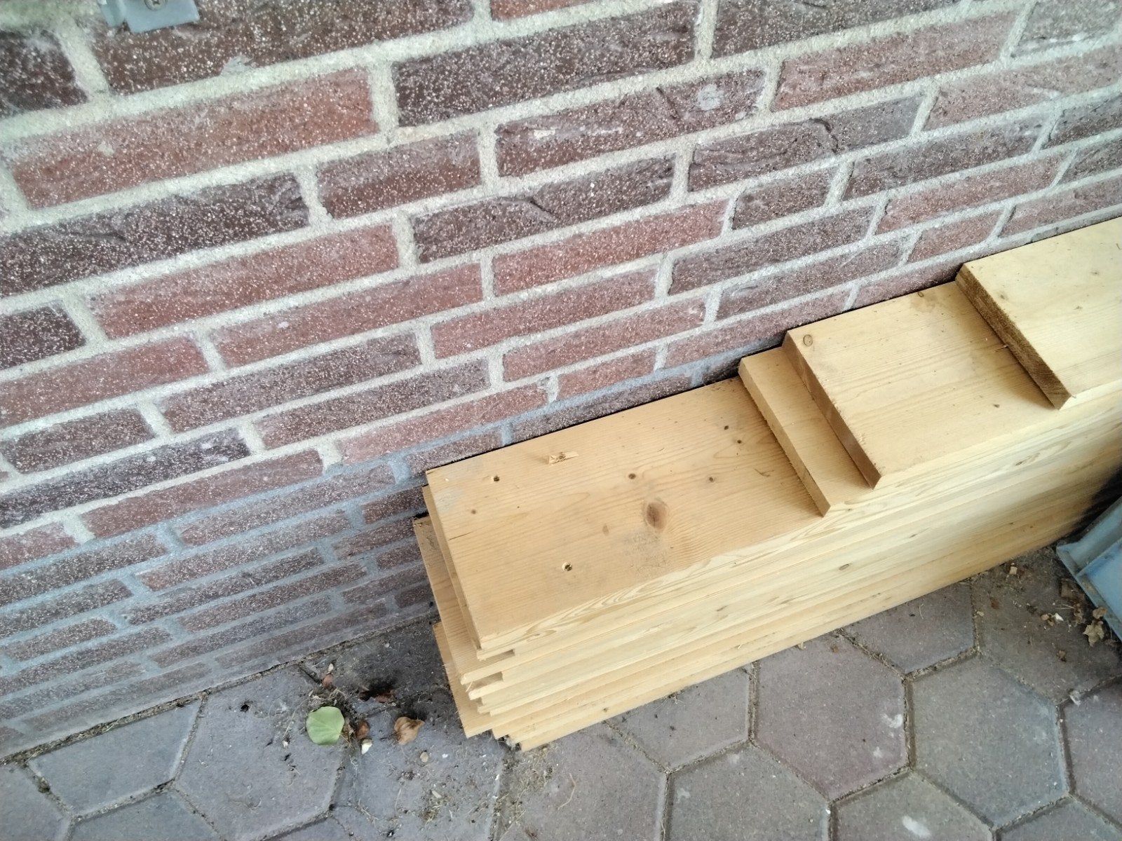 vurenhout geschaafd, Doe-het-zelf en Verbouw, Hout en Planken, Ophalen, Gebruikt, Balk, Vuren