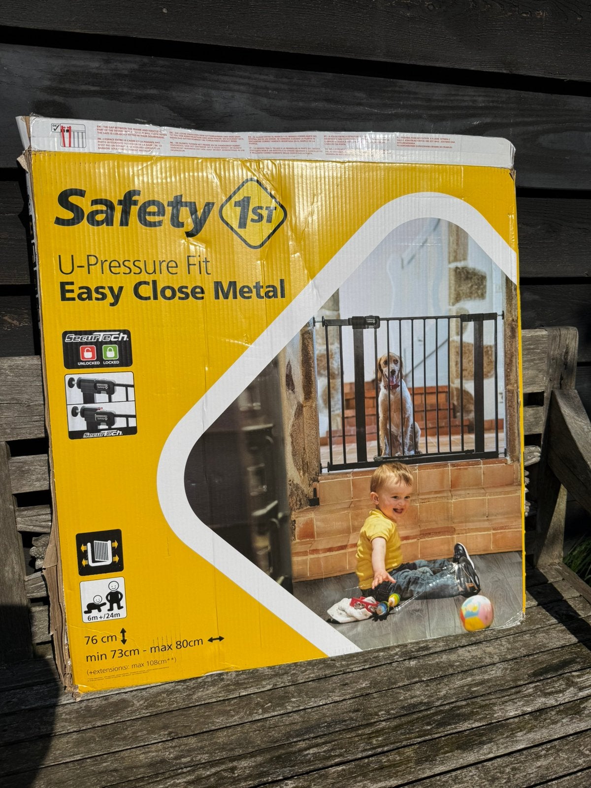 Traphek Safety First, Ophalen, Zo goed als nieuw, Klemhekje, Metaal of IJzer