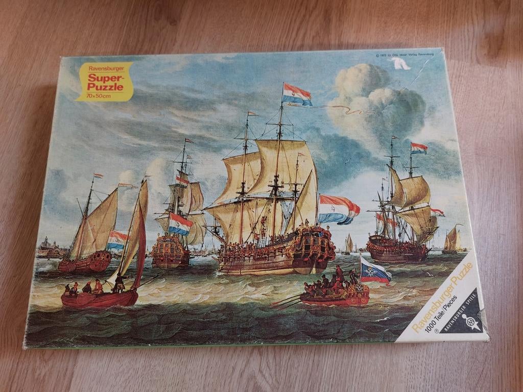 Fregat in de haven van Amsterdam puzzel, Ophalen of Verzenden