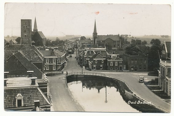 Oud Bedum, Verzamelen, Ophalen of Verzenden, 1940 tot 1960, Gelopen, Groningen