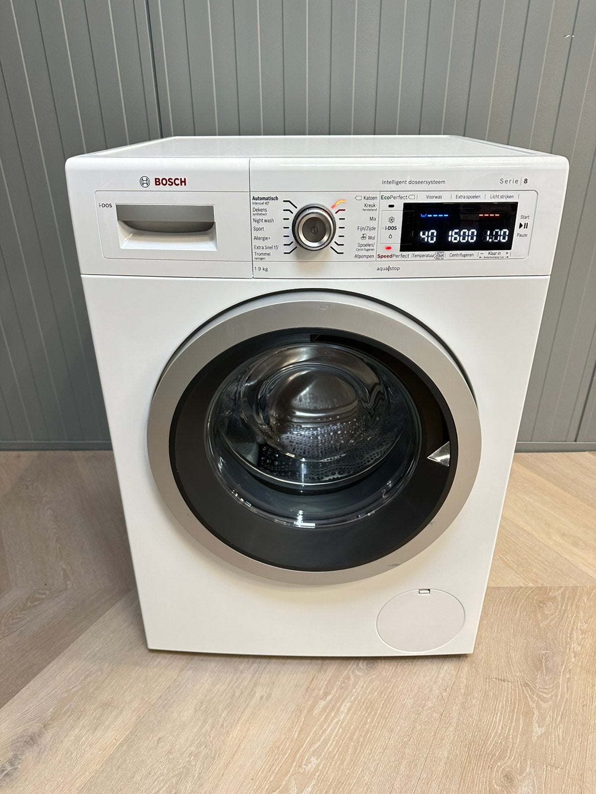 Bosch Serie8 9kg A+++ 1600rpm Inclusief Garantie&Bezorging, Ophalen, 1200 tot 1600 toeren, Minder dan 85 cm, Q