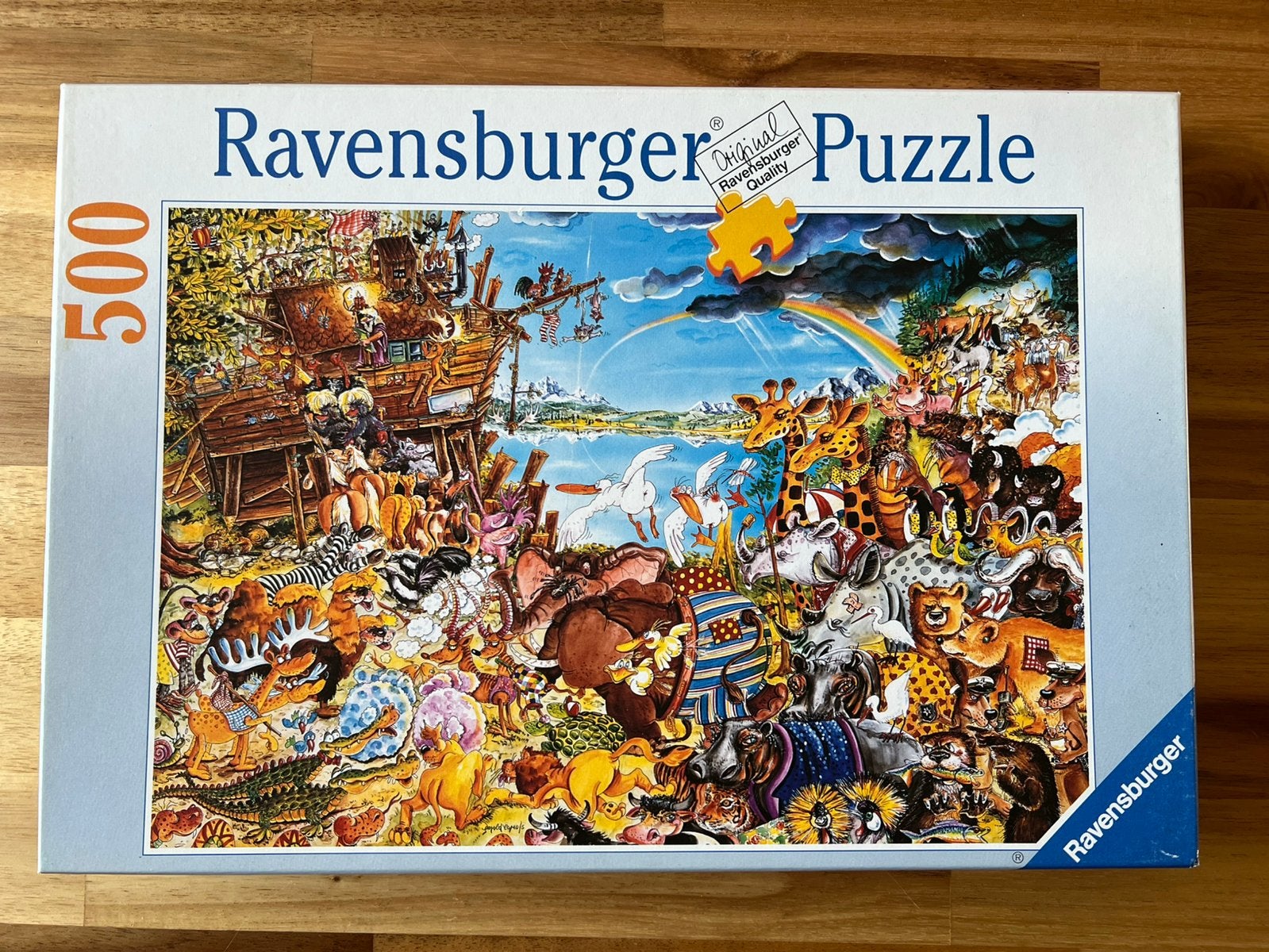 Ravensburger puzzel Ark van Noah 500 stukjes, Ophalen of Verzenden, 500 t/m 1500 stukjes, Zo goed als nieuw, Legpuzzel