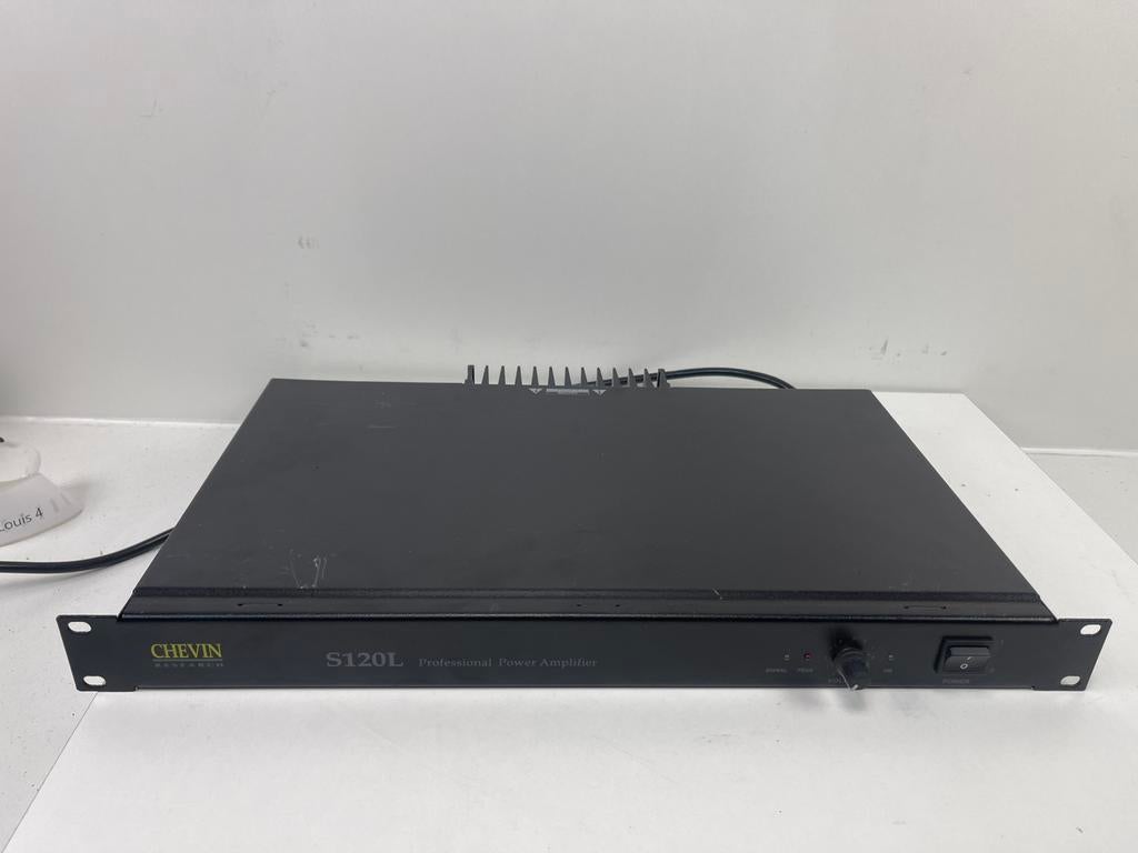 2x CHEVIN S120L Versterker 120Watt 50/70/100Volt 20Ohm TOP, Ophalen, Gebruikt, Audio