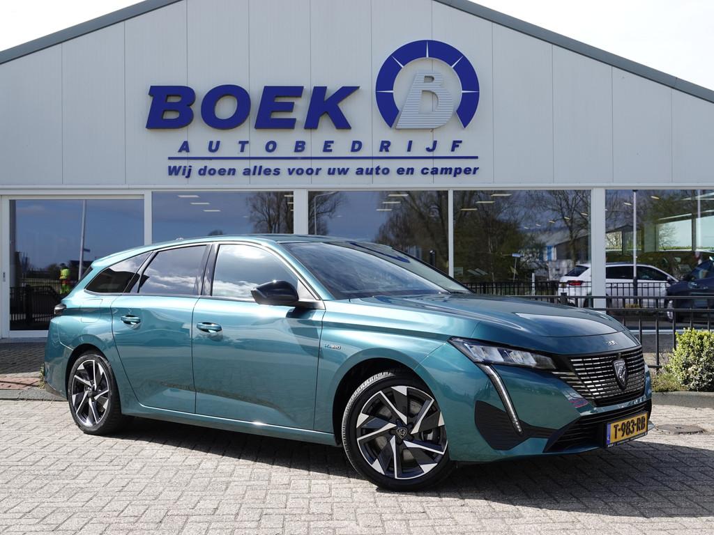 Peugeot 308 SW 1.6 PHEV 180PK Allure AUT H-LEER | NAVI | CAM, Auto's, Gebruikt, Euro 6, 4 cilinders, 181 pk