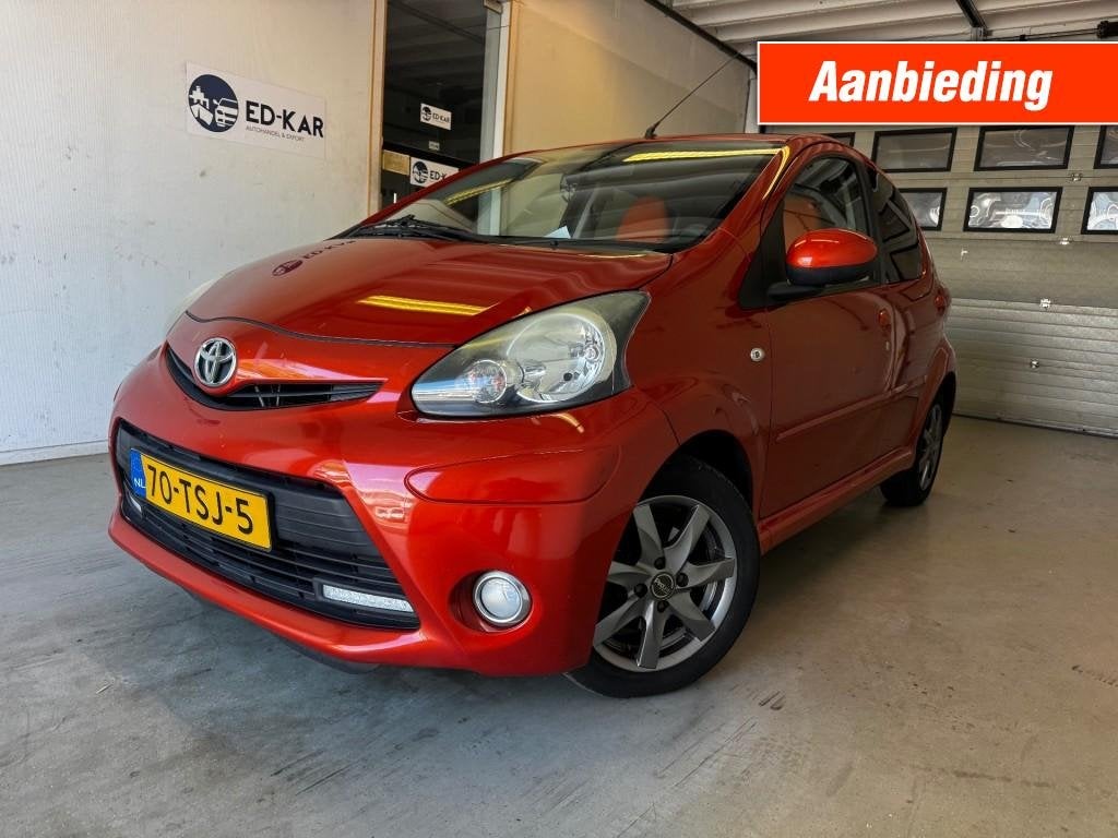 Toyota AYGO 1.0 VVT-i Dynamic Orange AIRCO 5DRS NAP APK BIJ, Voorwielaandrijving, Euro 5, Gebruikt, Overige kleuren