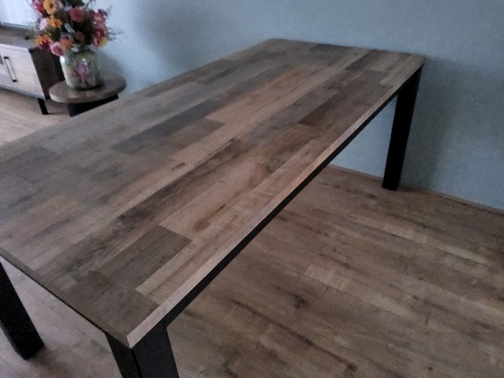 Eettafel/ tafel lamulux mumbai van de Bommel 190 x 90 cm, Ophalen, 50 tot 100 cm, Zo goed als nieuw, 150 tot 200 cm