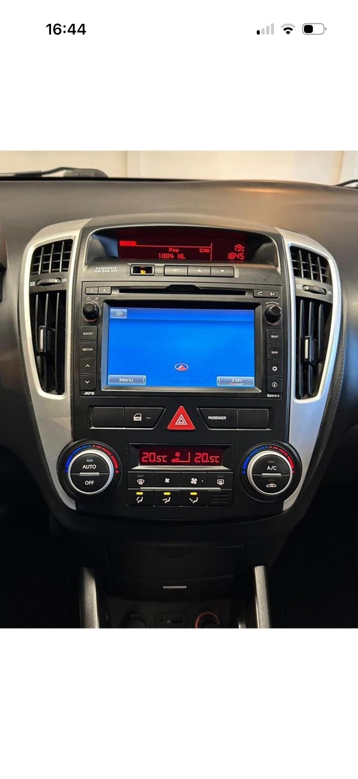 Originele autoradio/navigatie kia ceed, Auto diversen, Autoradio's, Ophalen, Gebruikt