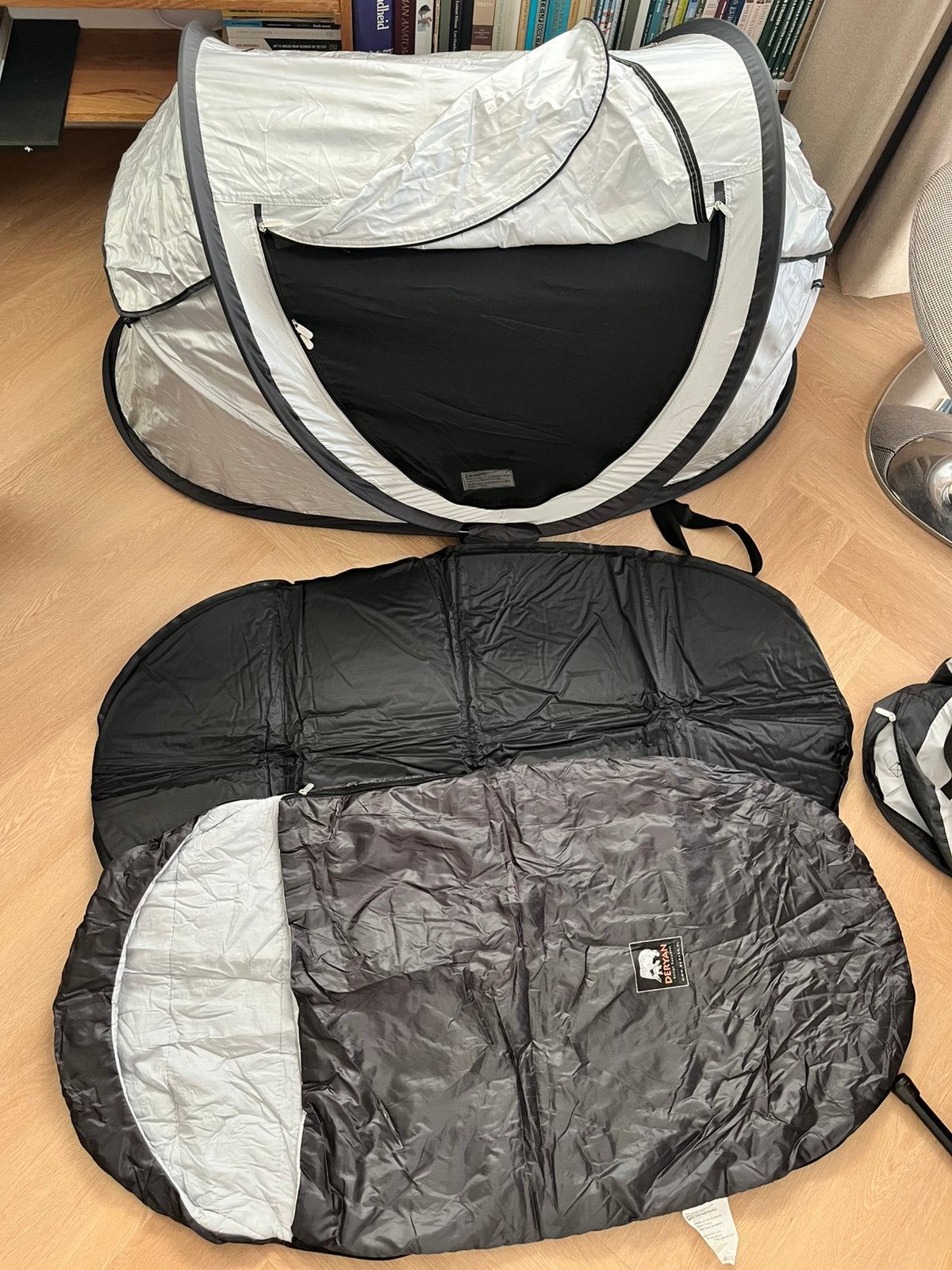 Deryan peuter luxe camping bedje, Ophalen, Zo goed als nieuw, Tot en met 2