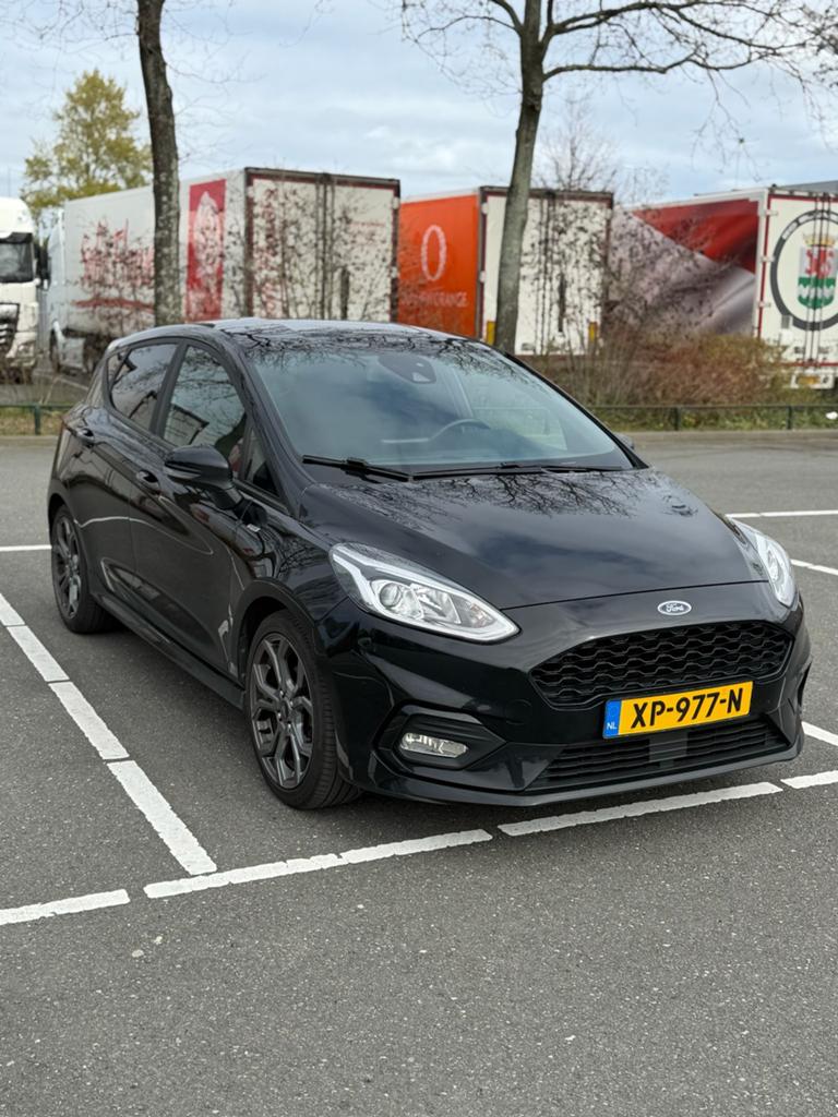 Ford Fiësta 1.0 Ecoboost ST Line , 100pk, 5dr, 2018, Zwart, Auto's, Ford, Particulier, Fiësta, Benzine, B, Hatchback, Handgeschakeld