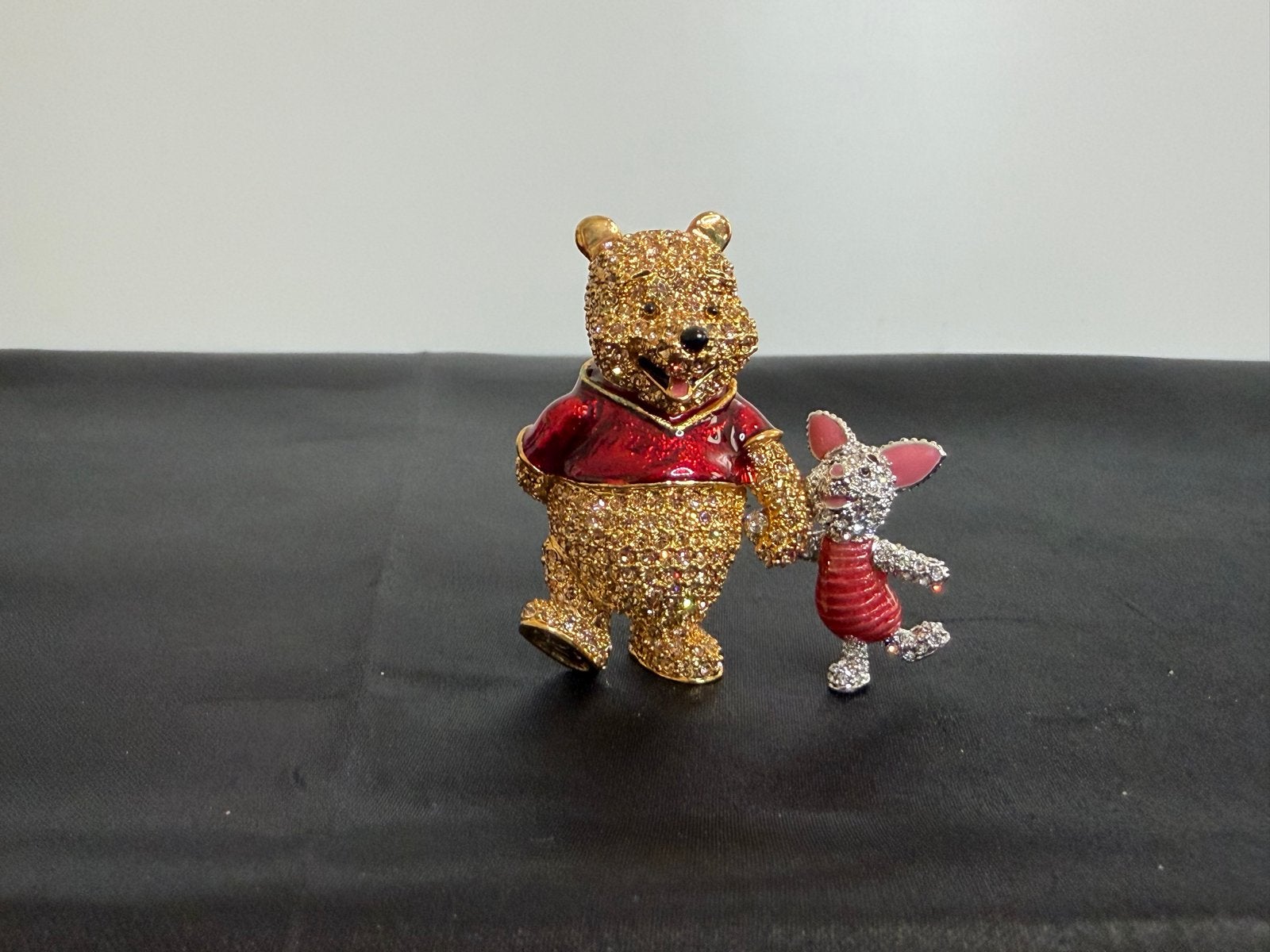 Zeldzaam Arribas Disney Kristal: Winnie de Poeh & Knorretje, Verzamelen, Ophalen of Verzenden, Winnie de Poeh of vrienden, Zo goed als nieuw