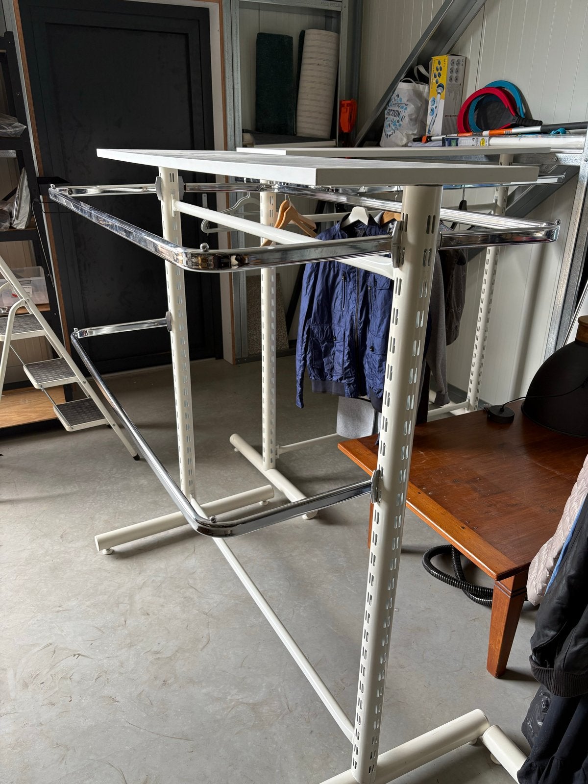 Kledingrek met plank - Ideaal voor winkel of opslag, Ophalen of Verzenden
