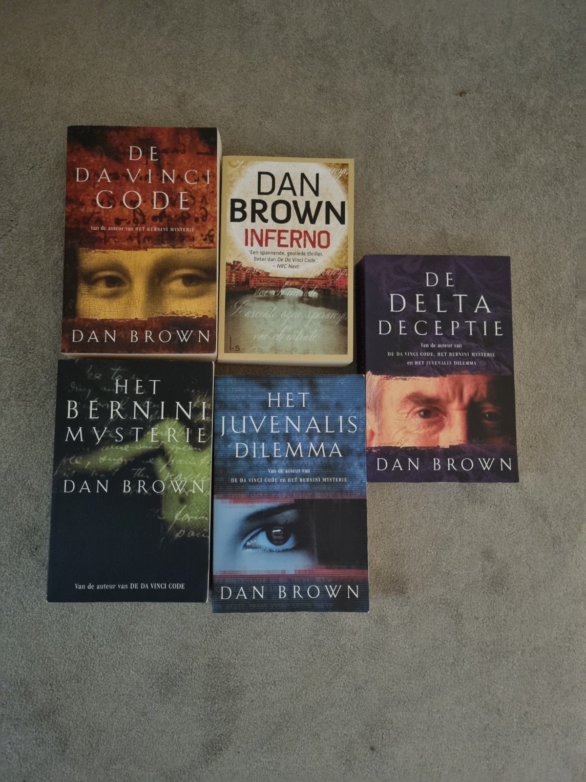Diverse boeken van Dan Brown, Ophalen of Verzenden, Gelezen, Dan Brown