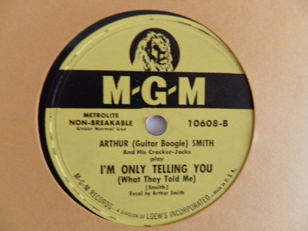 78 Toerenplaat Arthur (Guitar Boogie) Smith, 10 inch, Ophalen of Verzenden, Zo goed als nieuw, Overige typen