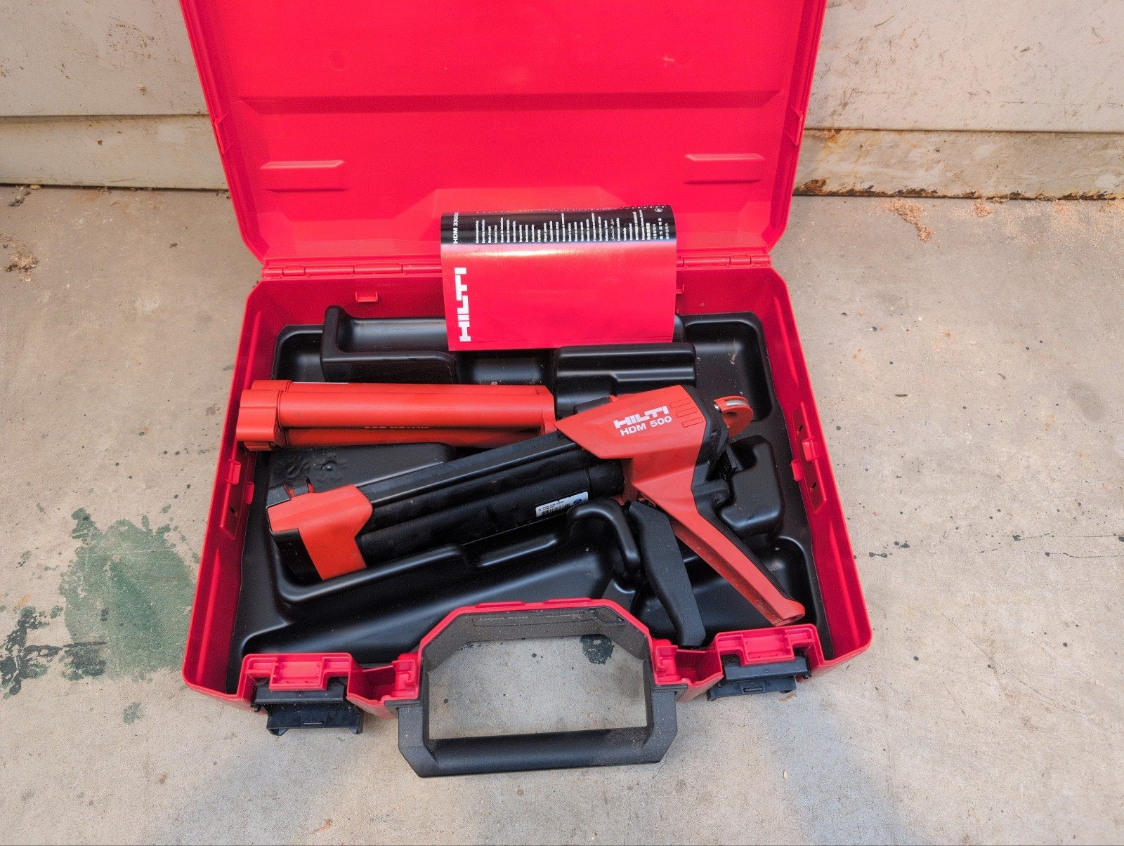 Hilti HDM 500 kitspuit in koffer nieuw, Doe-het-zelf en Verbouw, Ophalen of Verzenden, Nieuw, Kitspuit, Hilti