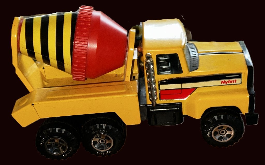 Vintage Nylint Cement Mixer Truck Jaren 80 Geperst Staal, Ophalen