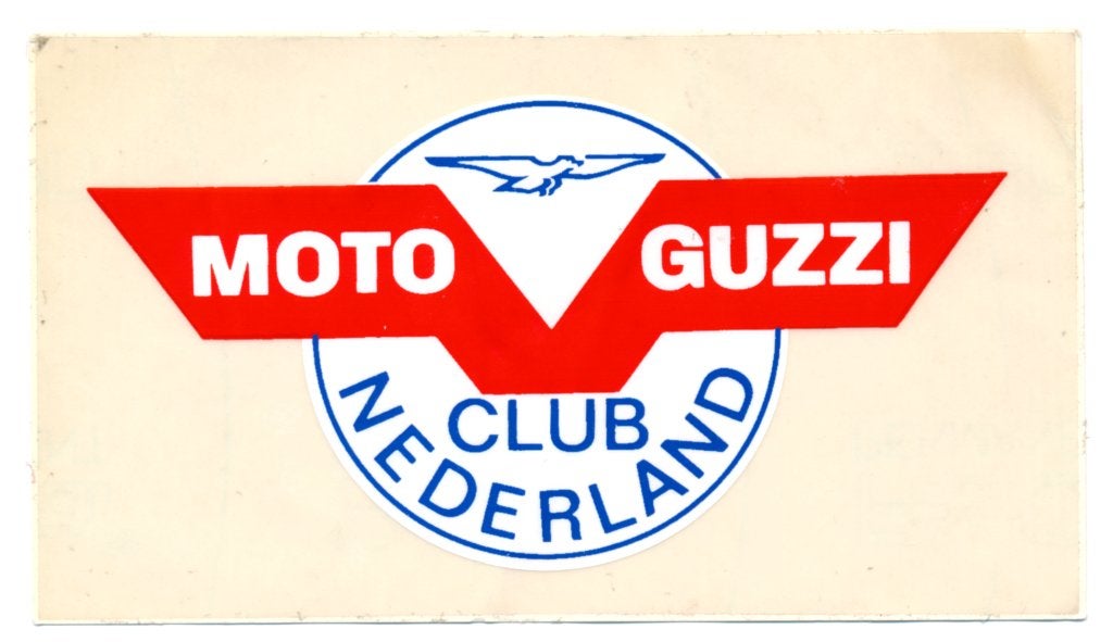 Dutch Moto Guzzi Club sticker - new MGCN nieuw, Ophalen of Verzenden, Nieuw, Auto of Motor