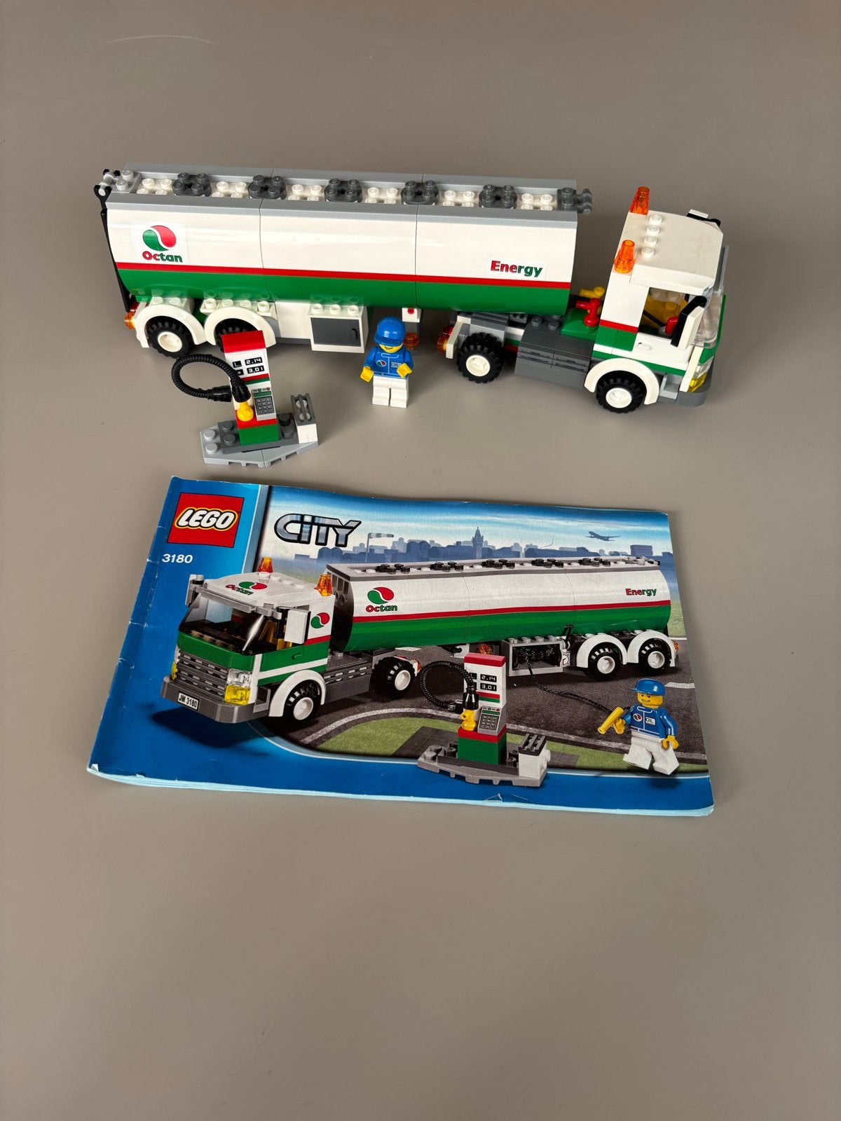 Lego City Vrachtwagen Set 3180 - Compleet met Boekje, Ophalen of Verzenden, Gebruikt, Overige merken