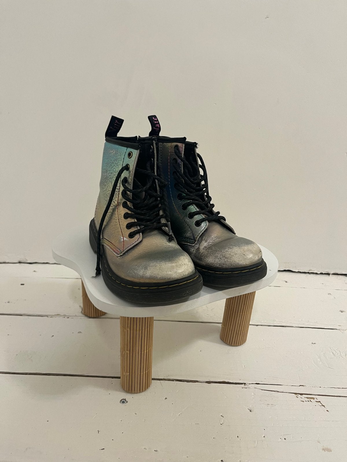 Dr. Martens Laarzen Holografisch Maat 31, Kinderen en Baby's, Kinderkleding | Schoenen en Sokken, Gebruikt, Jongen of Meisje, Ophalen of Verzenden