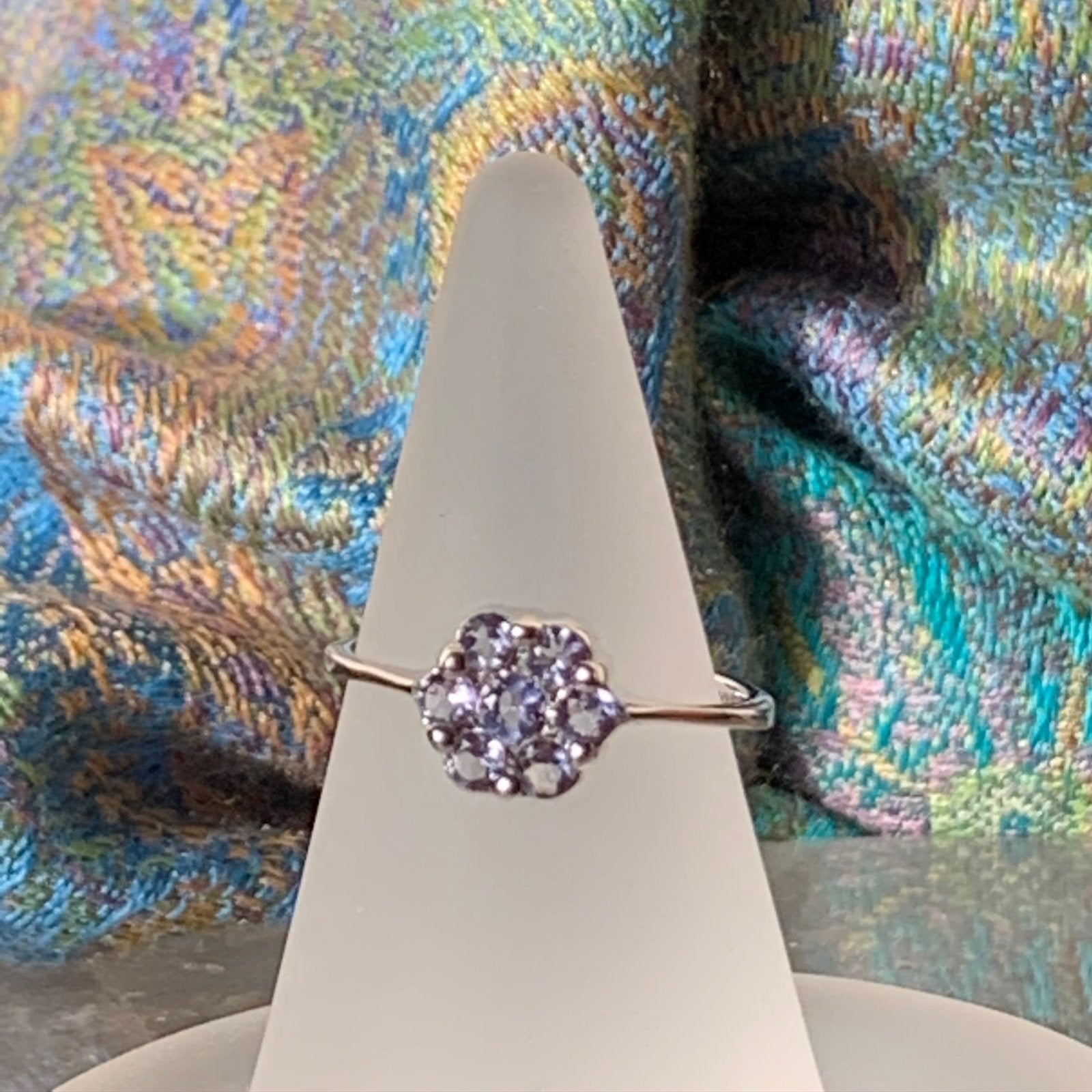 Tanzaniet bloem geluk beschermt aura straling intuïtie SALE, Blauw, Magnolia11, Nieuw, Ophalen of Verzenden