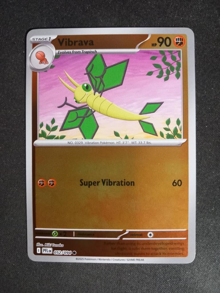 Vibrava 052/094 Phantasmal Flames Reverse Excellent, Verzenden, Zo goed als nieuw, Losse kaart, Foil